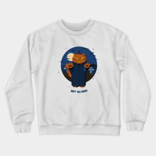 Scarecrow cat Crewneck Sweatshirt